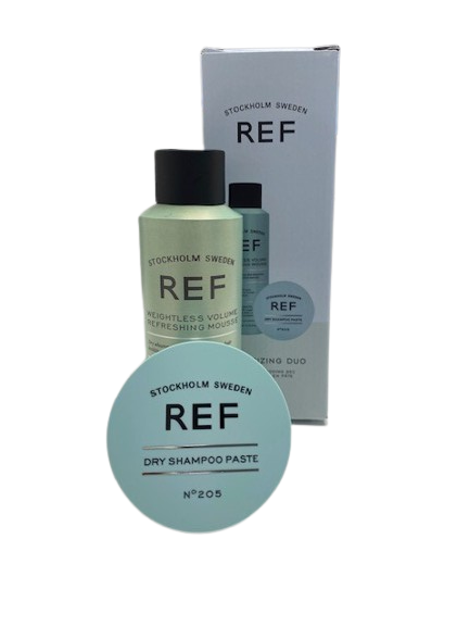 REF Texturizing Duo - Weightless Volume Mousse & Dry Shampoo Paste