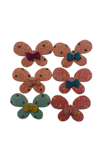 DANA Haarfantasie - glitter vlindertjes patch cheveux