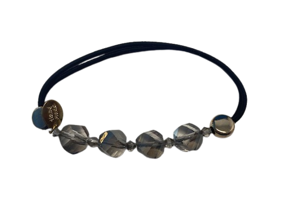 DANA - Haarfantasie - rekker met 4 grote diamanten en 5 kleine diamantjes