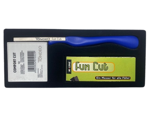 *** TONDEO Scheermes - Sifter Fun Cut 1136 blauw