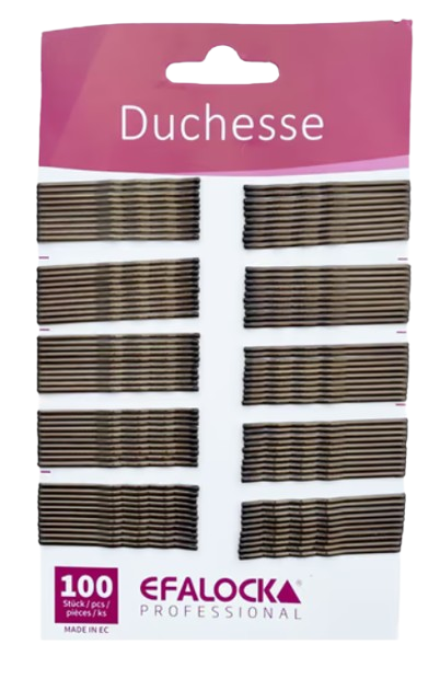 *** EFALOCK Schuivers - Duchesse 5cm - 100pcs - brown