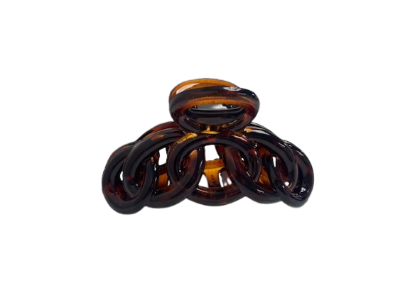 DANA Haarfantasie - Zwarte Speld 5 ringe - Bruin
