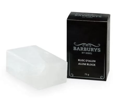 BARBURYS Bloc d'alun Hémostatique 75g