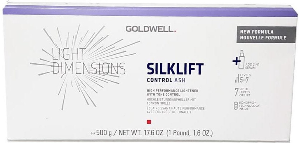 GOLDWELL Décoloration - Silklift Control Ash level 5-7 500 gr