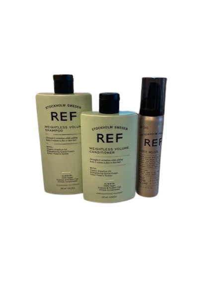 REF Set - Weightless Volume Duo + Fiber Mousse 75 ml