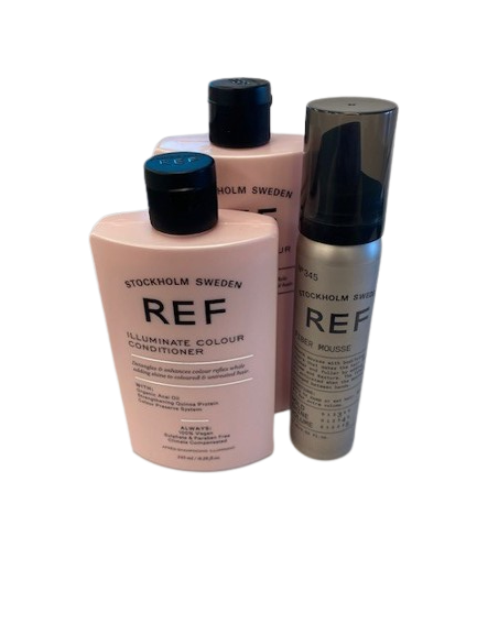 REF Set - Illuminate Colour Duo + Fiber Mousse 75 ml