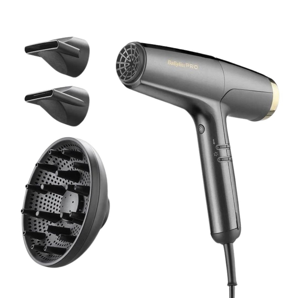 BABYLISS Haardroger - Falco High Speed Zwart/Goud