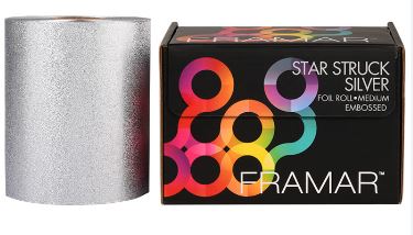 FRAMAR Alu Folie - ROL 98 m - Embossed - Star Struck Silver