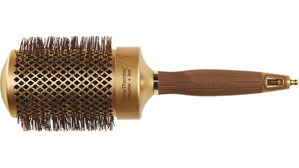 OLIVIA Brushing Borstel Nano Thermic Goud / Blowout Shine