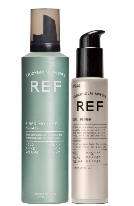 REF - Duo Pack Fiber Mousse + Hold & Shine + GRATIS Crepeerborstel