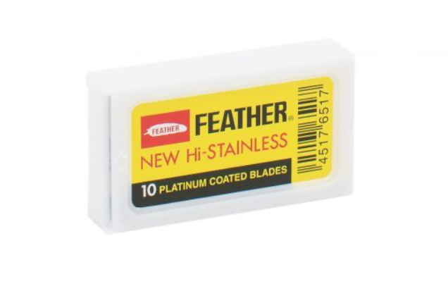 FEATHER Scheermes - Dubbel Snijmes 20x10 Stuks