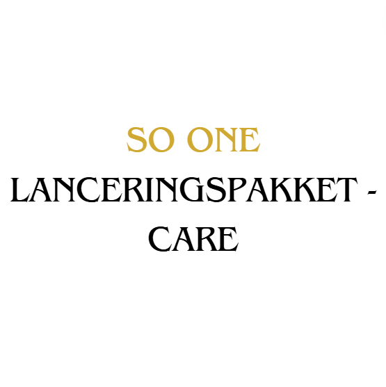 SO ONE Lanceringspakket - Care