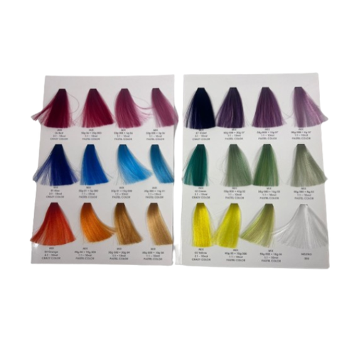 [2116673281] EXTREMO Kleurkaart - Color Chart Pastel Colors