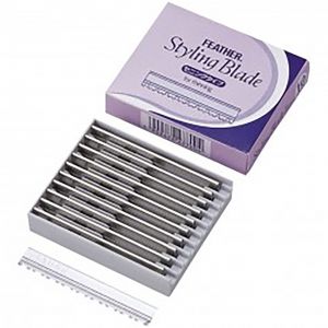 [P001082] FEATHER Lames – Styling Blade Thinning 10 pièces