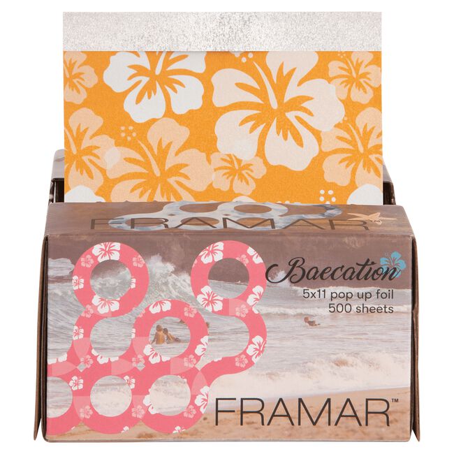 FRAMAR Alu Folie - Pop Up - Embossed - Baecation 500 Stuks