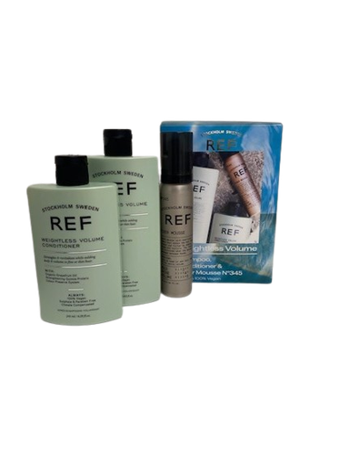 [7350016785167] REF Box - Weightless Volume - Shampoo+Conditioner+Fiber Mousse