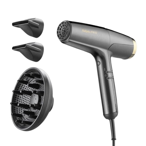 [BAB8550E] BABYLISS Haardroger - Falco High Speed Zwart/Goud
