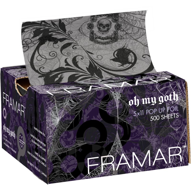 FRAMAR Alu Folie - Pop Up - Embossed - Precut Oh My Goth 500 Stuks