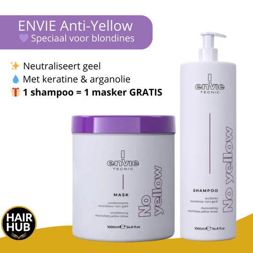 [25042913591] Envie Anti-Yellow Set (Shampoo 1L + Masker 1L)