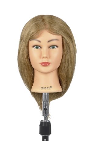 [P005195] SIBEL Oefenhoofd - Eloise Blond 25-35cm 100% Human Hair