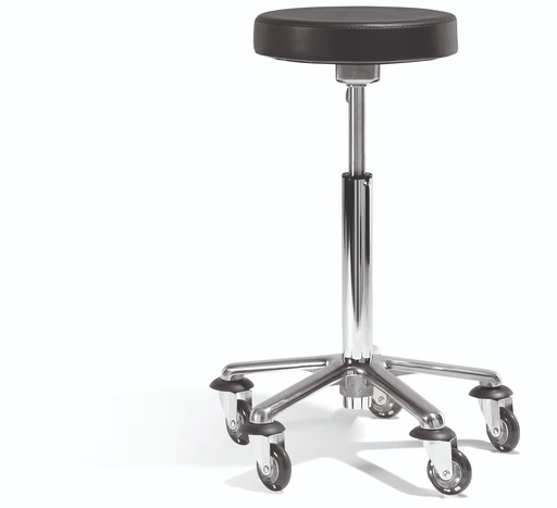 [0200401/P003862] SIBEL Kappersfiets Rollercoaster Exclusive - ronde zitting - Gaspomp Medium - Aluminium Voet  