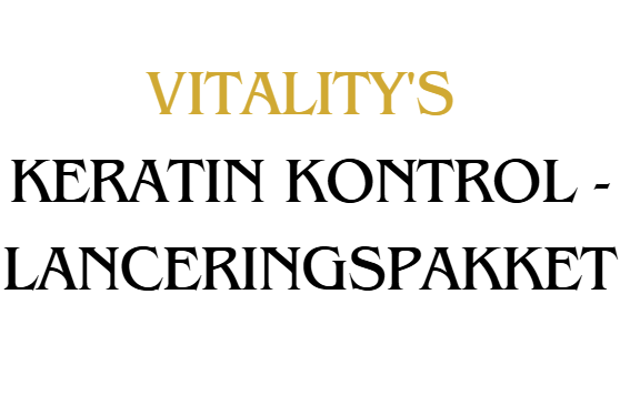 VITALITY'S Keratin Kontrol - Lanceringspakket