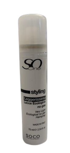 [2116676556] SO ONE Haarlak - Leggerissima Very Light No Gas 75 ml