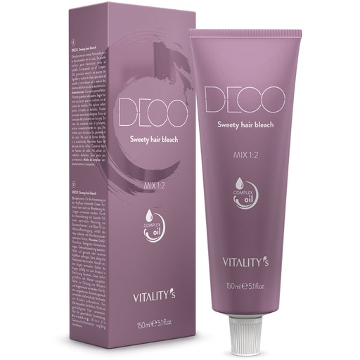 [2116675613] VITALITY'S Décoloration - Deco Sweet Crème Hair Bleach 150 ml