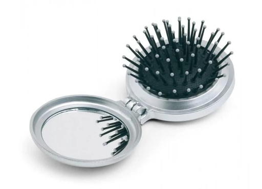 [2116676520] SIBEL Brosse - Brosse pliante avec miroir - Présentoir 24 pièces