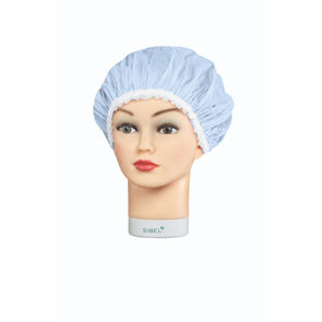 SIBEL Bonnet de Douche - Odetta Plastique avec dentelle