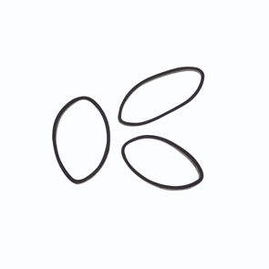[0200114432950002] SIBEL Hair Elastic - Kara Mini 15mm Black 500 Pieces
