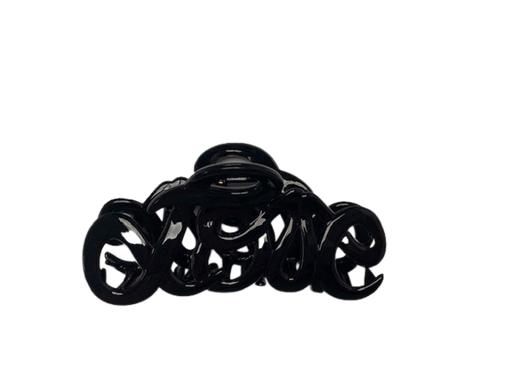 [2116660927] DANA BARRETTE MOYENNE NOIRE LOVE  