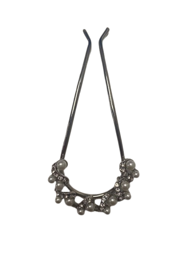 [2116660720] DANA Fantaisie Cheveux - Peigne avec 2 Tiges et 13 Perles  