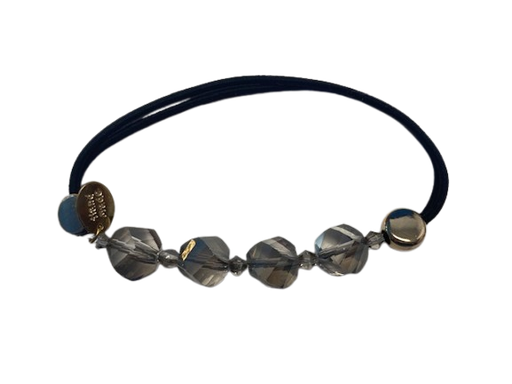 [2116660741] DANA - Haarfantasie - rekker met 4 grote diamanten en 5 kleine diamantjes