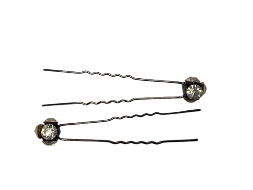 [2116660718] DANA - Haarfantasie - 2 pinnen met 5 diamanten - cheveux