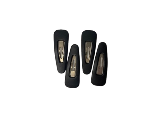[2116660825] chrissy 4 Petites Barrettes Noires  