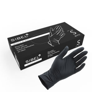 SIBEL Handschoenen LATEX Zwart - Black&Pro 20 Stuks