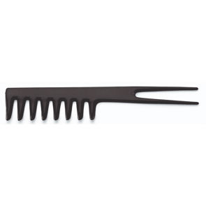 [P000437] SIBEL Afro Comb Plastic Black